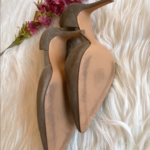 BANANA REPUBLIC Suede Pointed Toe High Heel - Picture 4 of 4